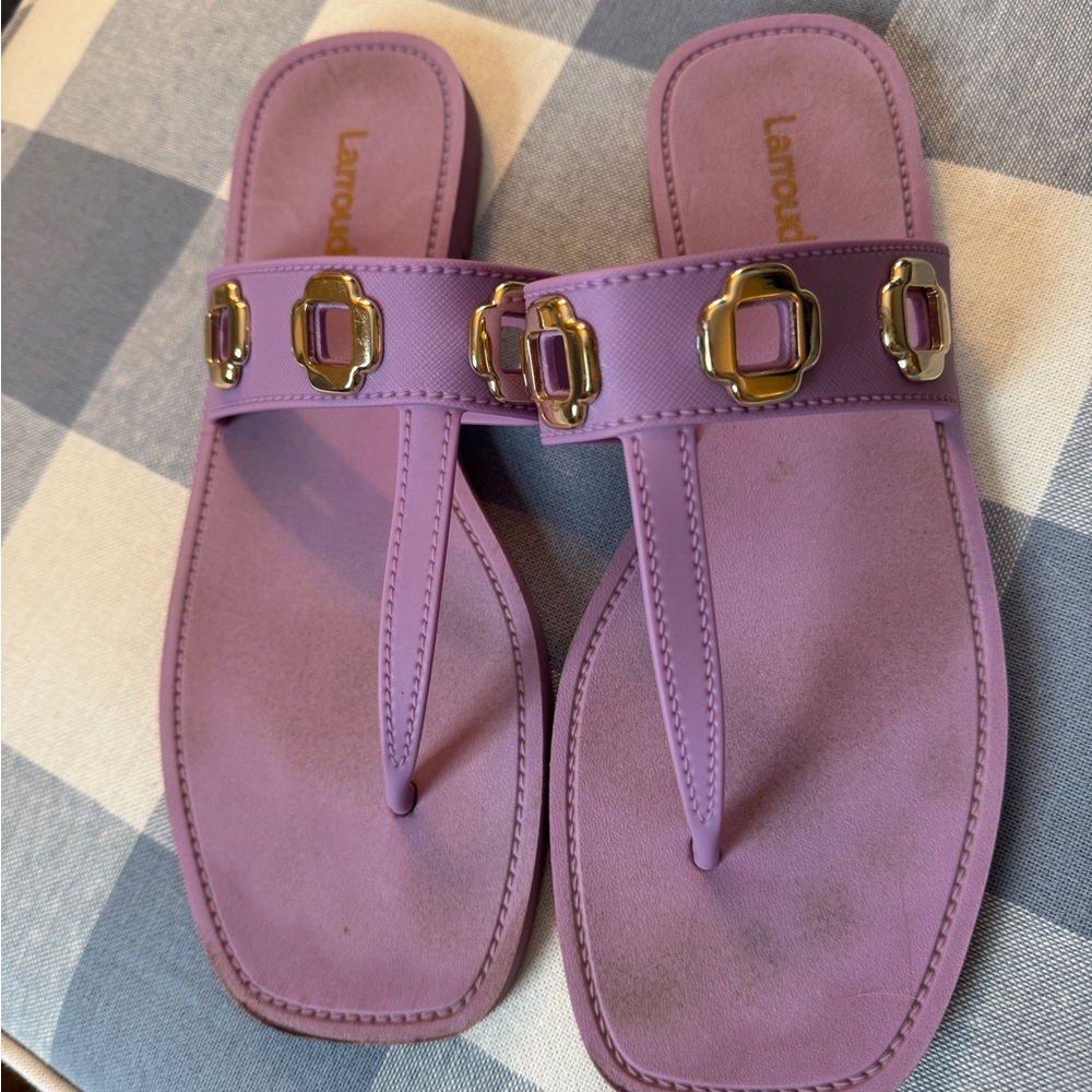 Larroude Lamo Purple Women's Sandals